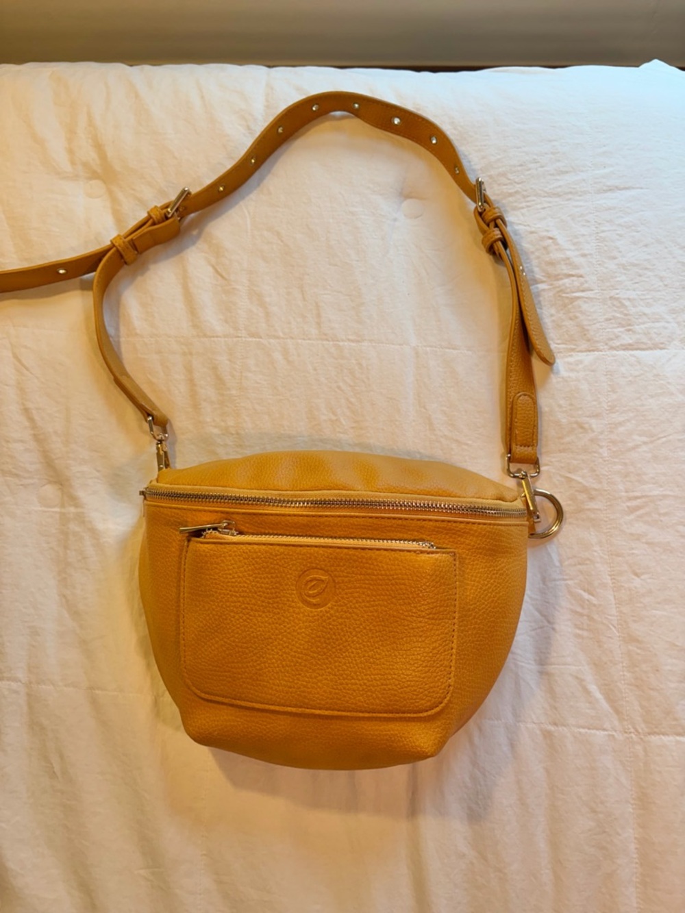 Yellow Crossbody Belt Bag